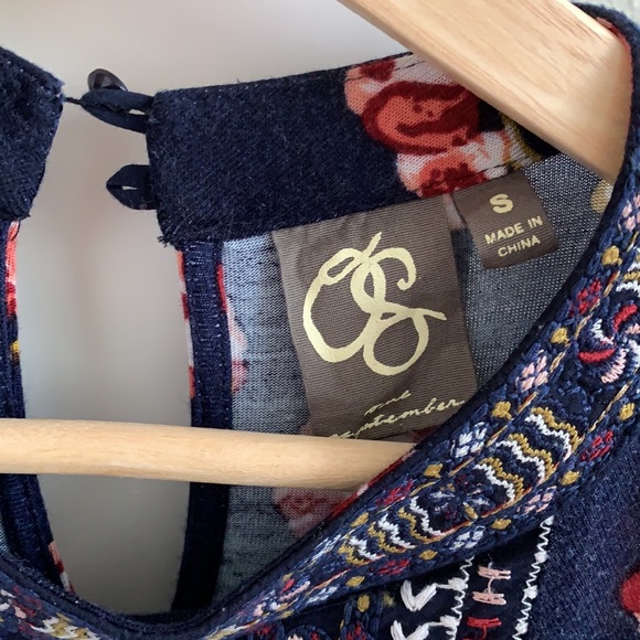 Anthropologie One September Floral Top - Picture 2 of 7